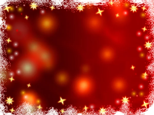 Christmas 3d golden stars — Stock Photo, Image