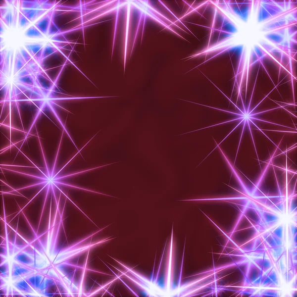 Blue stars over violet background — Stock Photo, Image