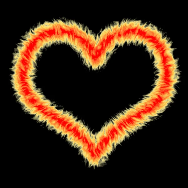 Огневое сердце 3 — стоковое фото