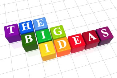 The big ideas in colour clipart