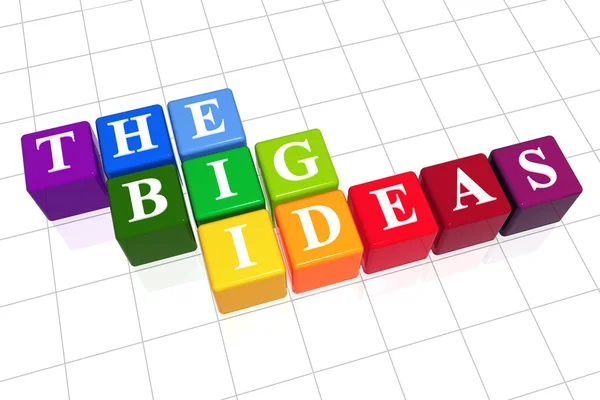 The big ideas in colour — Stock Photo, Image