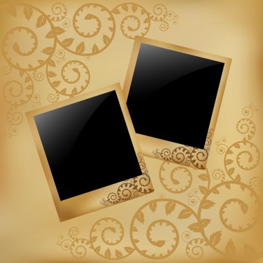 Photo On Vintage Background clipart