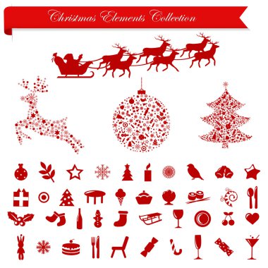 Christmas Holiday Elements clipart