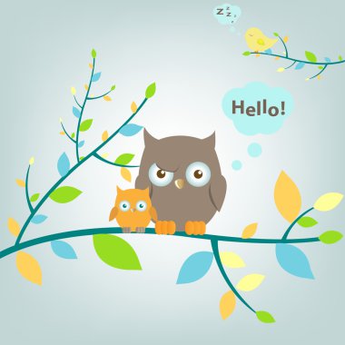 Fantastic Owls clipart