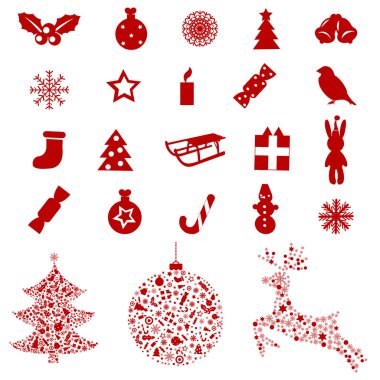 Christmas Icons And Elements clipart