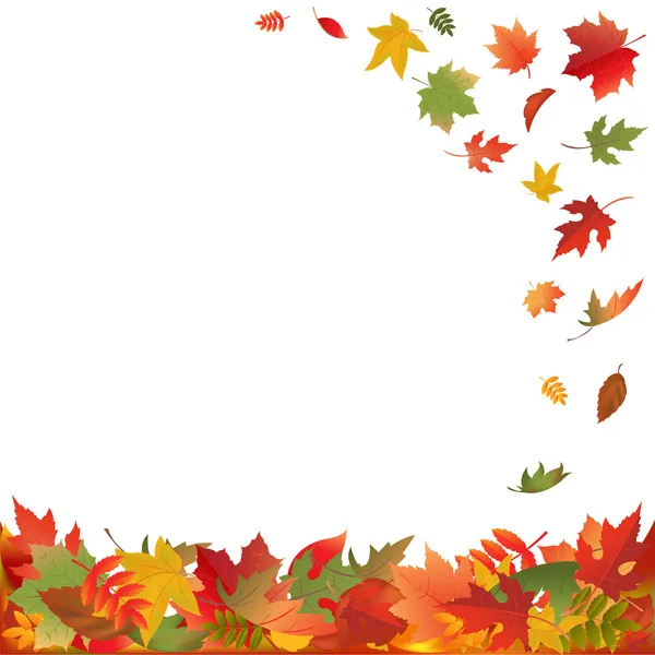 Autumn Falling Leaves — Stock Vector © adamson #4329454