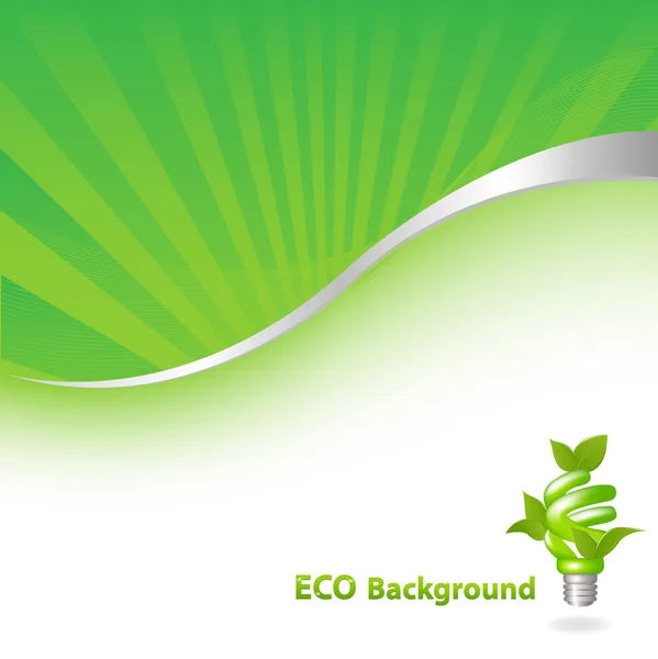 Eco sfondo verde — Vettoriale Stock