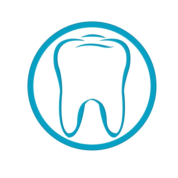 Logo Tooth — Stock Vector