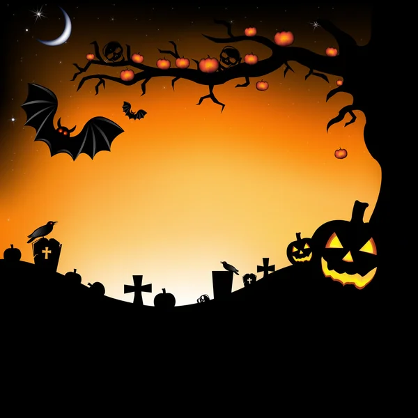 Halloween illusztráció — Stock Vector