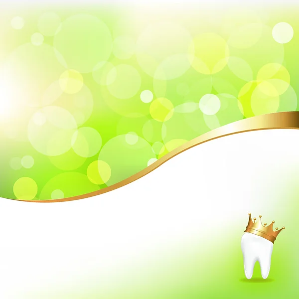 Golden Crown diş diş arka plan — Stok Vektör