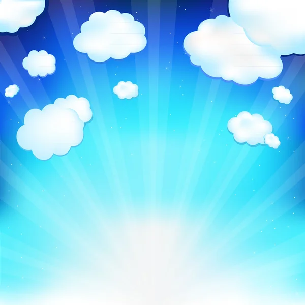 Фантастичні хмари — стоковий вектор