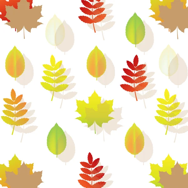 Autumn Leaf Background — Stock Vector