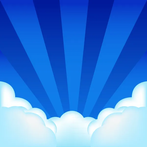 雲の背景 — ストックベクタ