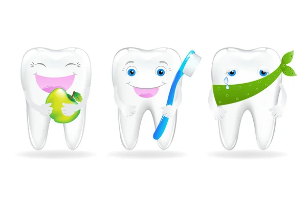 Collection de dents — Image vectorielle