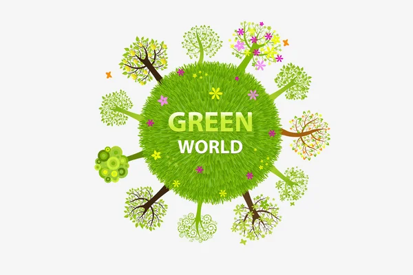 绿色世界 — 图库矢量图片