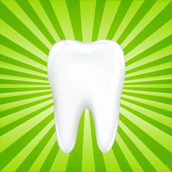 Zubní paprsky — Stockový vektor