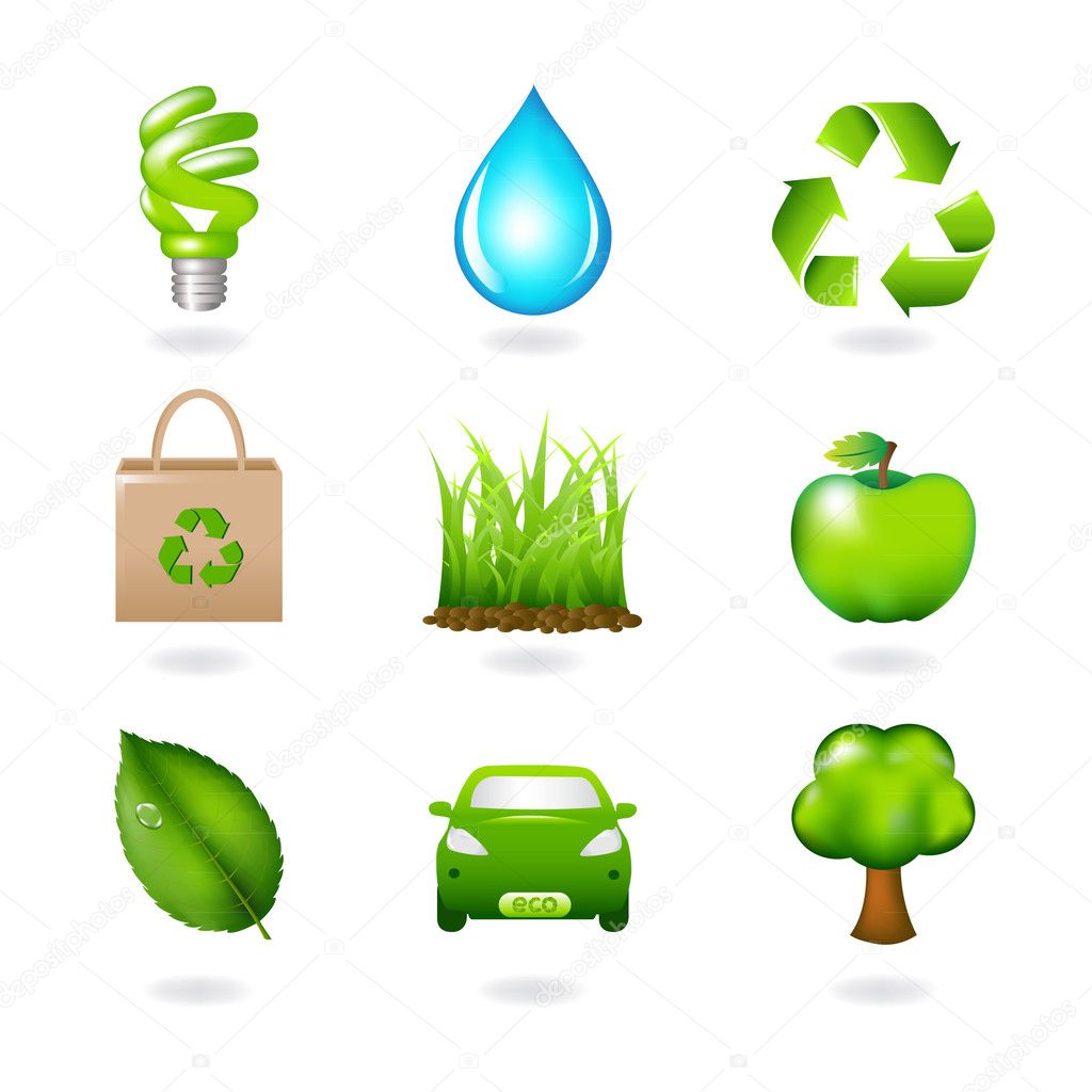 Eco Design Elements And Icons