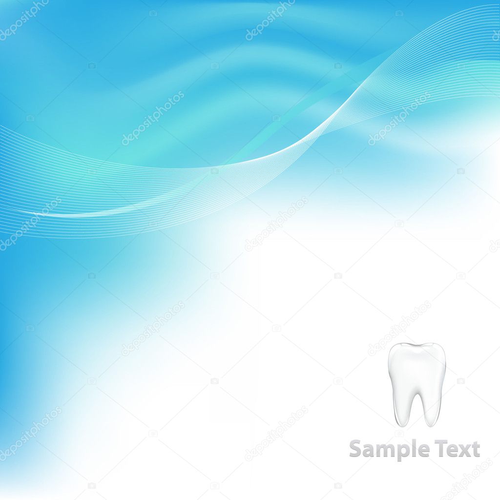 Dental Vector Background With Tooth