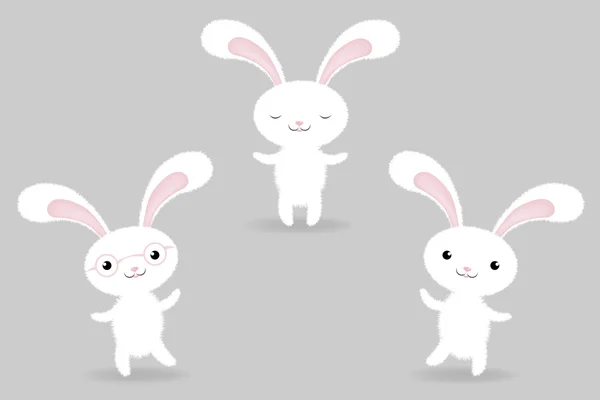 Rabbits — Stock Vector