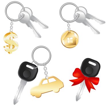 Set Of Keys clipart