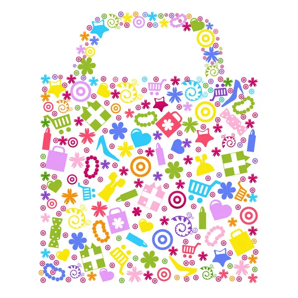 Τσάντα για ψώνια — Διανυσματικό Αρχείο