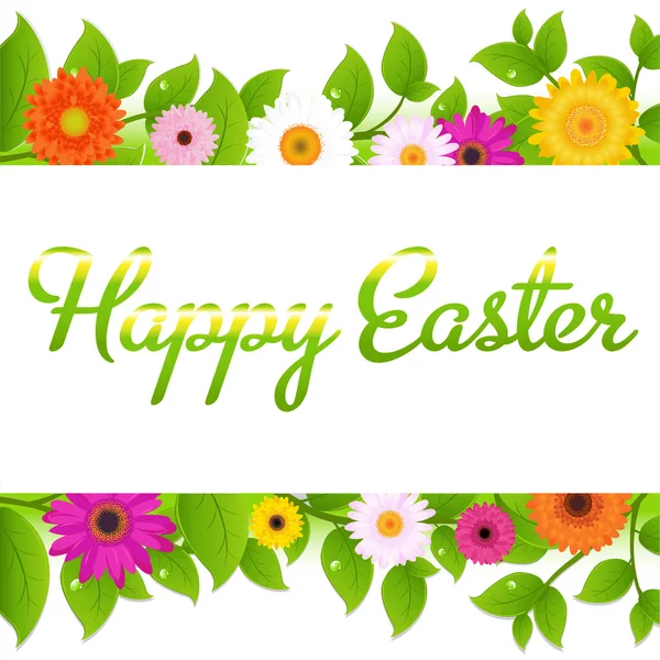Happy Easter Wenskaart Vectorillustratie — Stockvector