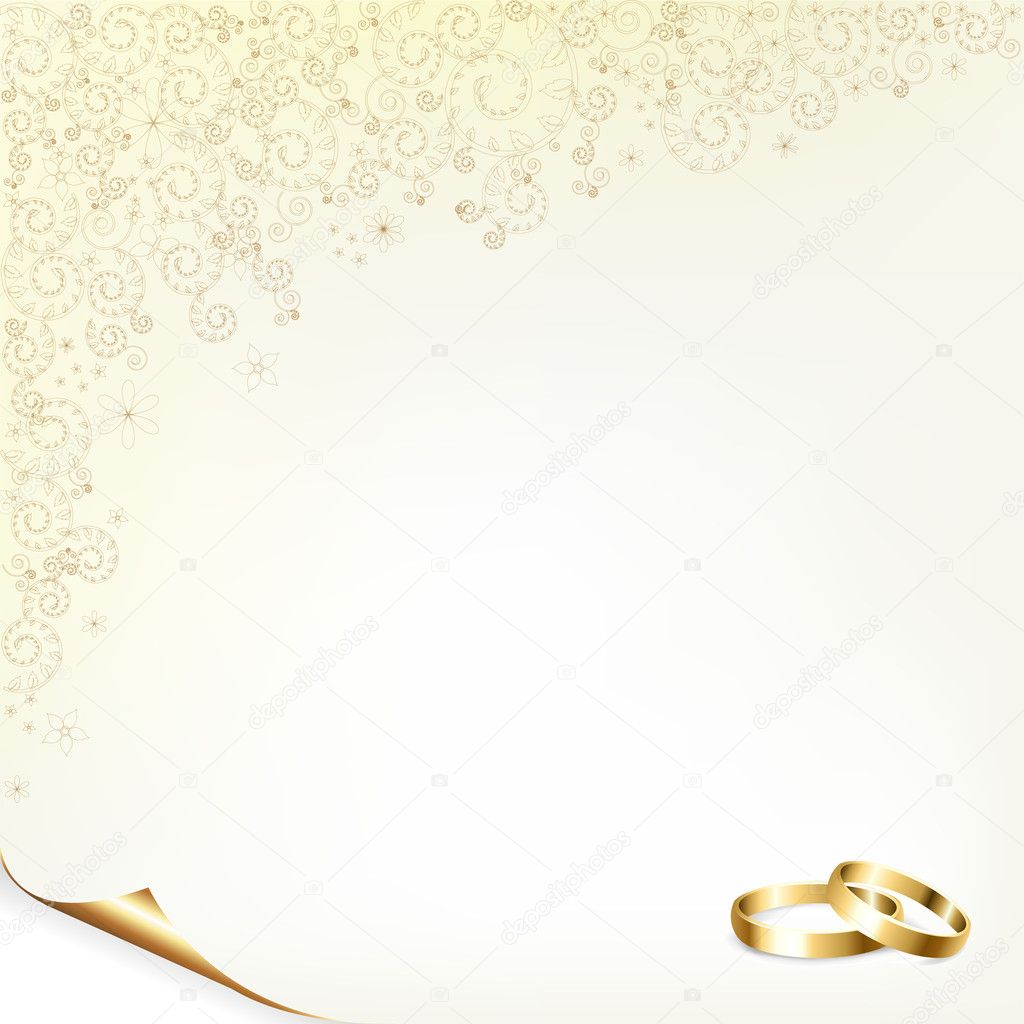 Wedding Background Stock Vector Image by ©adamson #4989339