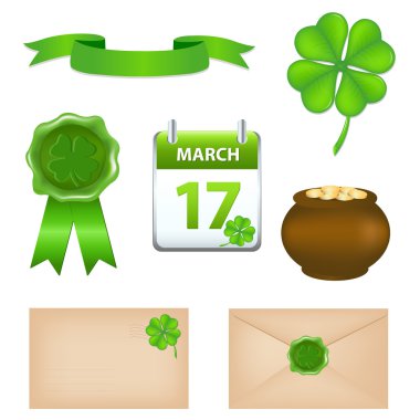 Patricks Day Symbols clipart