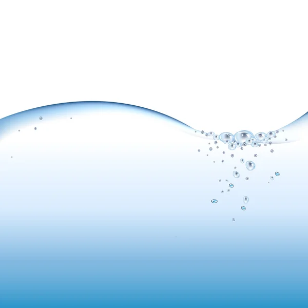 Blå vatten — Stock vektor