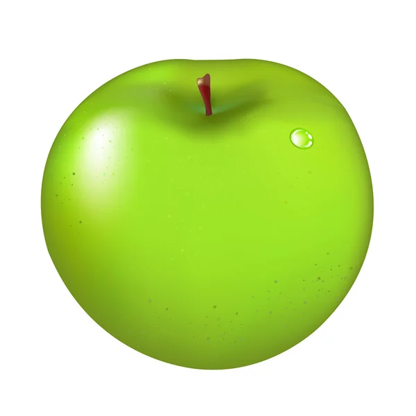 แอปเปิ้ลสีเขียว — ภาพเวกเตอร์สต็อก
