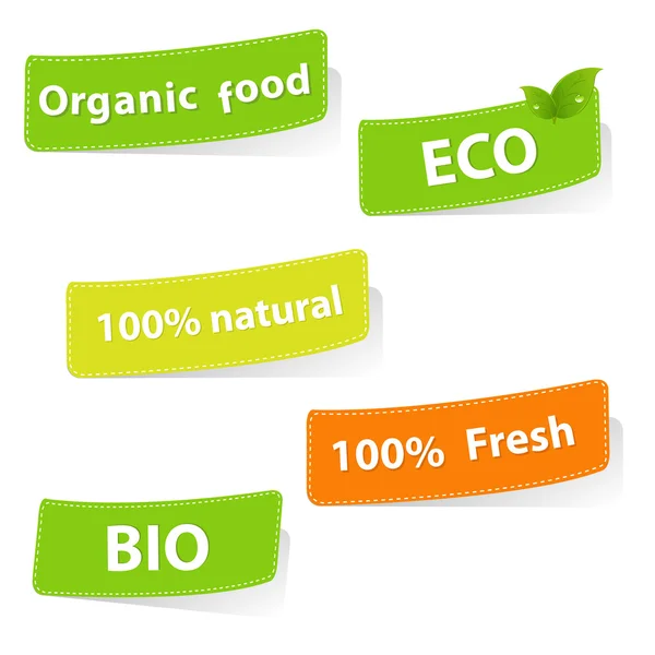 Eco αυτοκόλλητα — Διανυσματικό Αρχείο