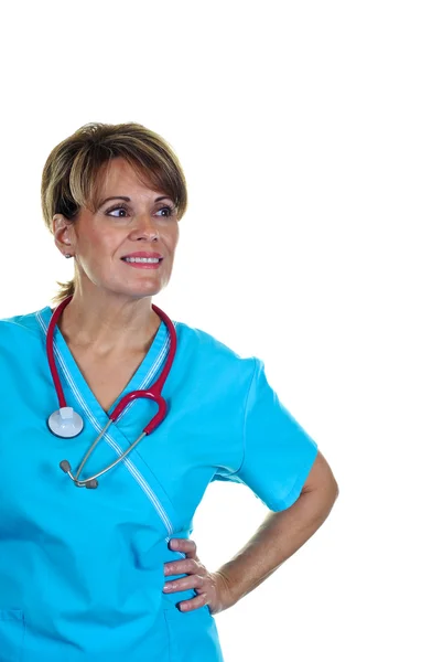 Enfermeira feminina atraente — Fotografia de Stock