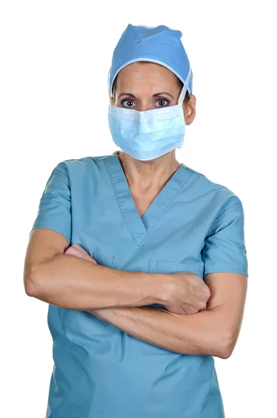 Çekici kadın cerrah — Stok fotoğraf