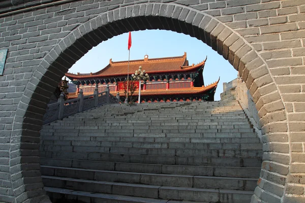 Chine Anhui Huaibei Xiantong Temple Construction Religieuse — Photo