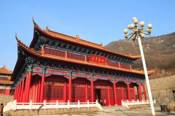 Kina Anhui Huaibei Xiantongtemplet Religiösa Konstruktion — Stockfoto