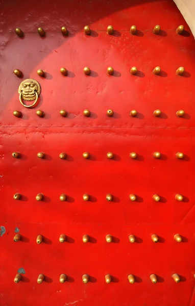 Kínai Koncepció Építőipar Vallási Építése Kapu Levél Temple Gate Stock Kép
