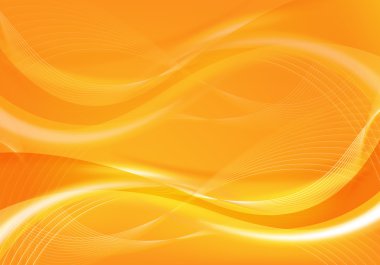 Abstract orange design clipart