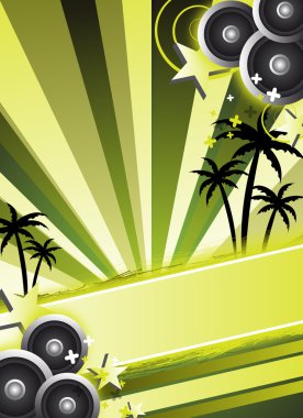 Party flyer design clipart