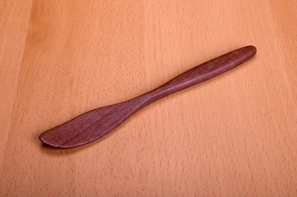 Ahşap bir tereyağı bıçağı