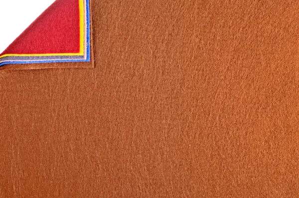 发票的织物的长桩的棕褐色 免版税图库照片