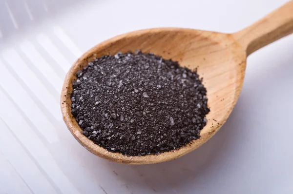 Черная соль — стоковое фото