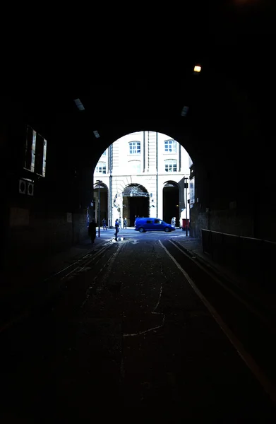 Тунель під залізниця — стокове фото