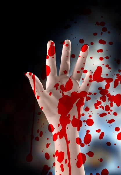 Ręka mordercy — Zdjęcie stockowe