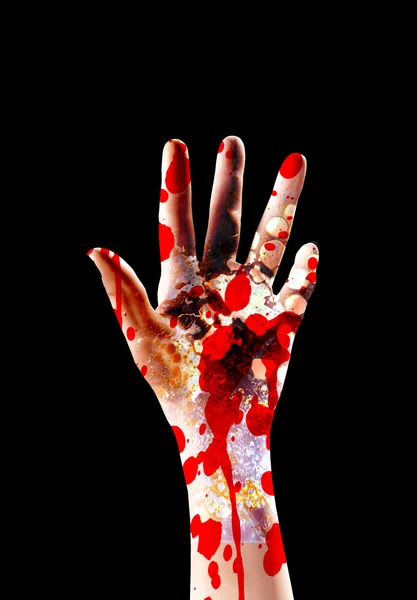 Hand eines Mörders — Stockfoto