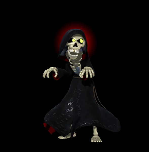 Kreslený grim reaper — Stock fotografie