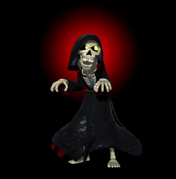 A rajzfilm grim reaper — Stock Fotó