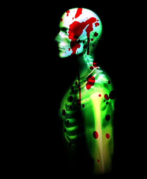 Blut und Knochen — Stockfoto