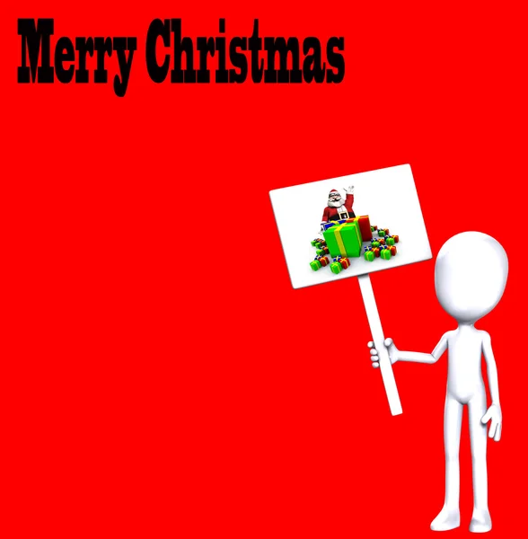 З Різдвом Христовим фігура — стокове фото