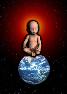 Baby On Top Of The World clipart