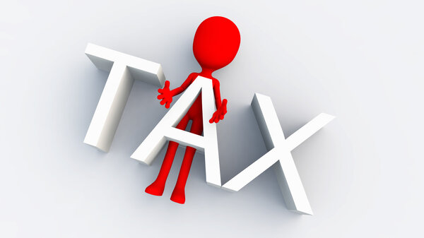 Образ концепции, представляющий, как налоги могут быть бременем
.